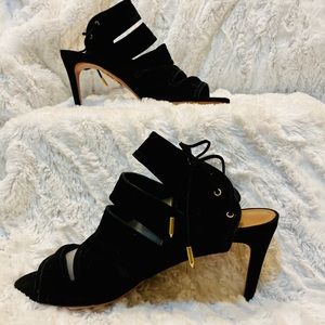 Aquazarra Suede Heels - Made in Italy - size 38